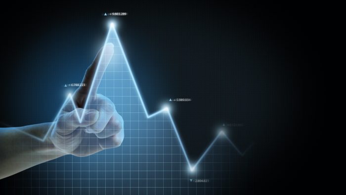Business Concept With Graphic Holography 1754551051