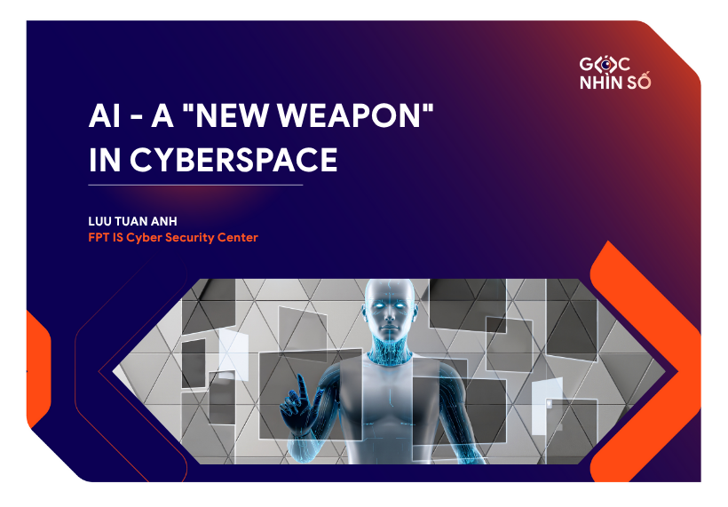 AI is not just technology; it is also a “new weapon” in cyberspace.