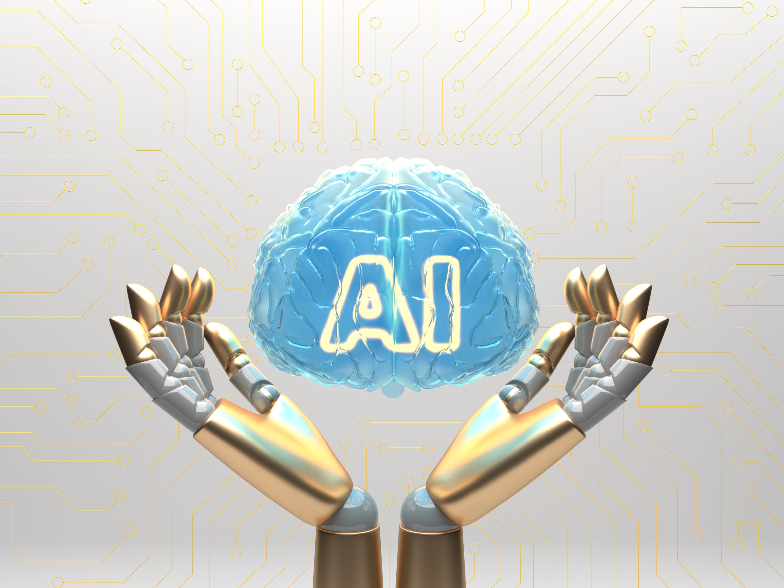 Ai Cloud Concept With Robot Arms 1770366304