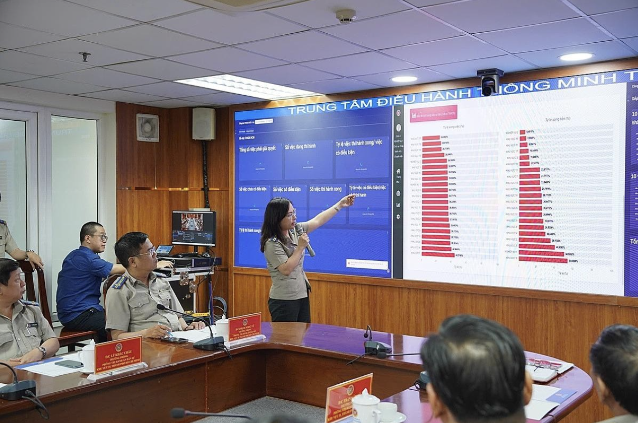 The electronic receipt system is a key component of the digital platform for civil judgment enforcement, led by the Civil Judgment Enforcement Management Department under the Ministry of Justice, with FPT serving