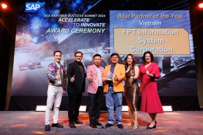 The sole representative from Vietnam was honored as SAP’s best partner of the Year