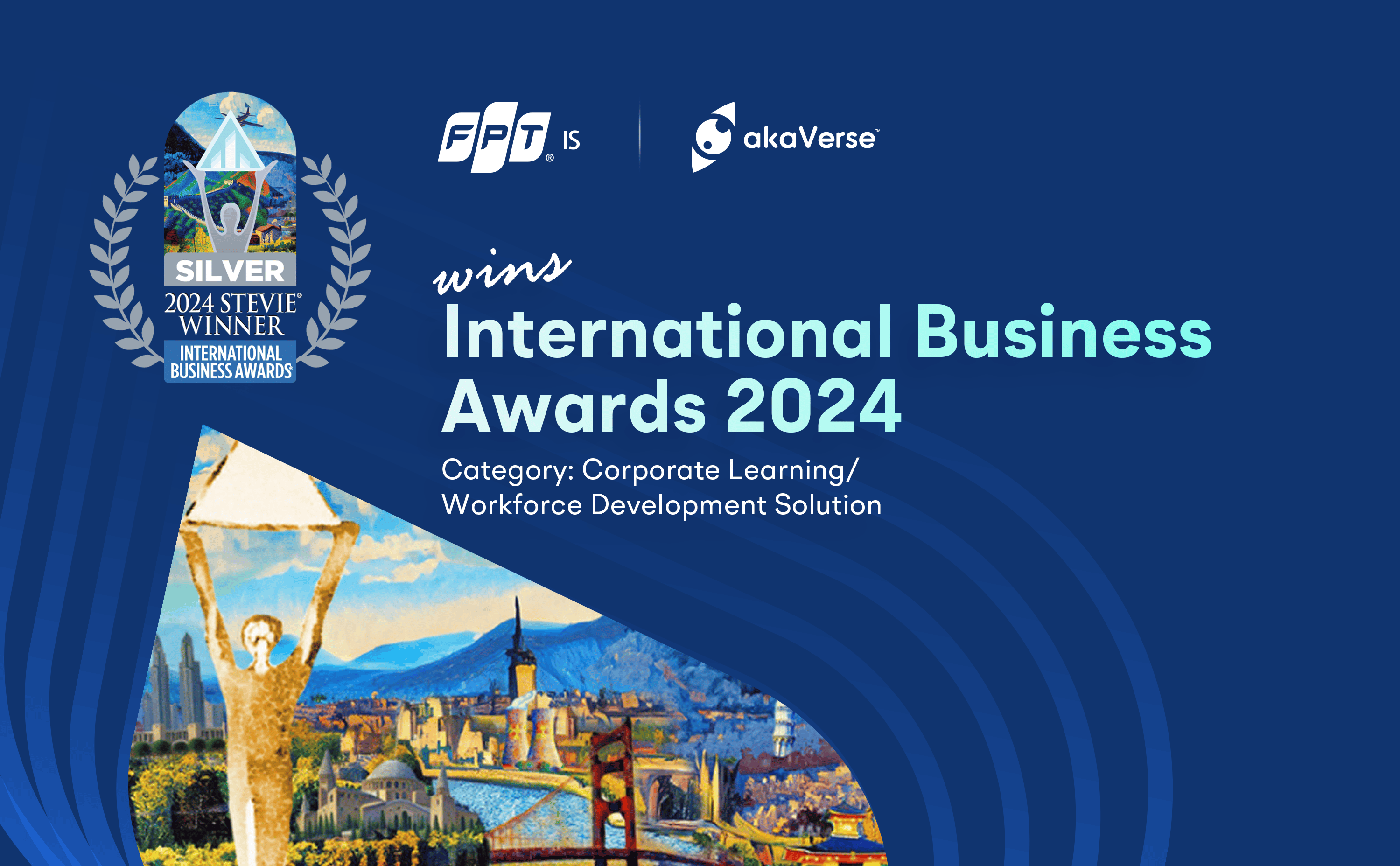 2024 International Business Awards – Silver Stevie Winner – VR/AR Training Solution (akaVerse)