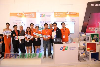 FPT IS demonstrates a suite of smart HR management solutions at Vietnam HR Summit 2023