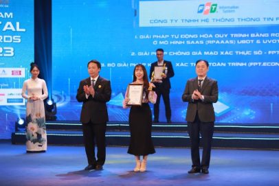 The three suites of “Made by FPT IS” solutions win the 2023 Vietnam Digital Awards