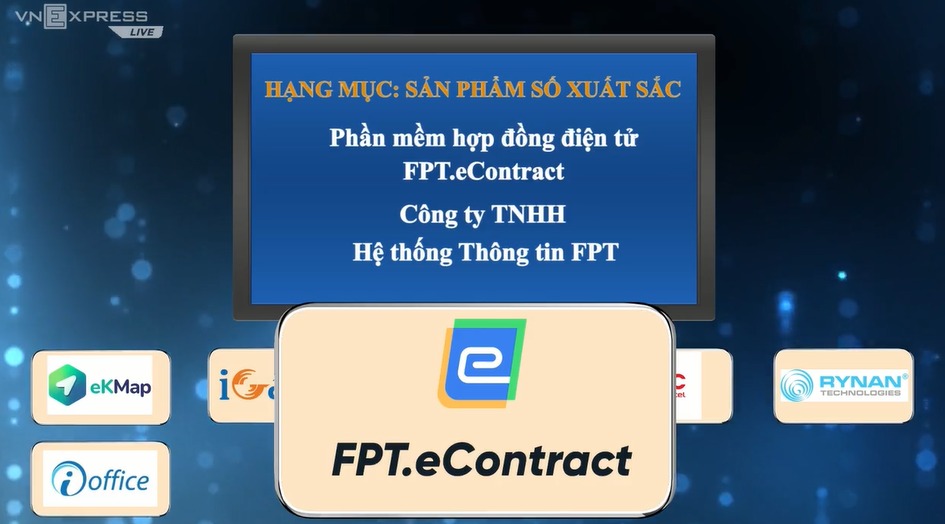 Make in Vietnam Digital Technology Product Awards 2021 – Top 10 Excellent Digital Products category – Electronic Contract Solution (FPT.eContract)