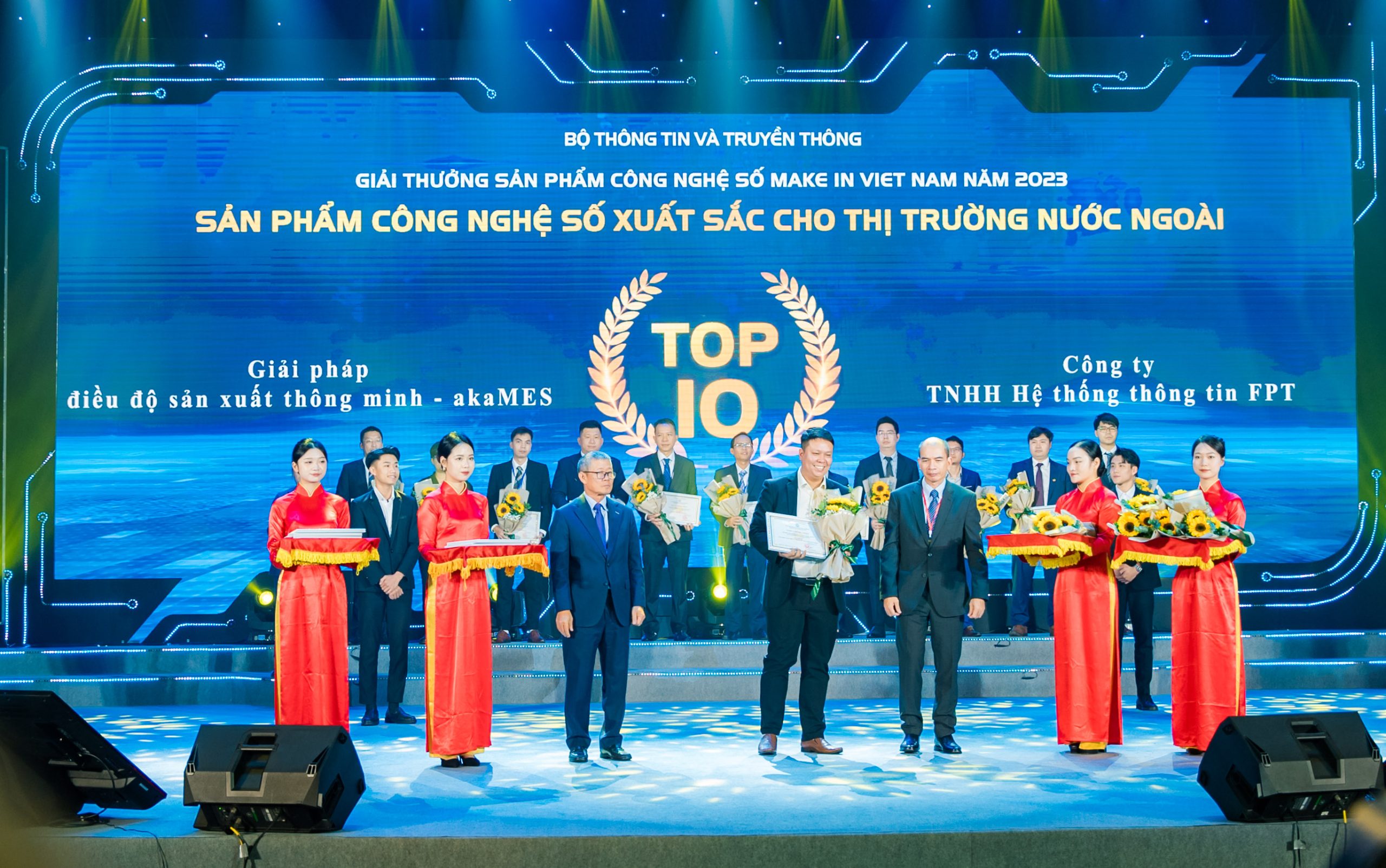 2023 Make in Viet Nam Digital Technology Product Awards – Top 10  Excellent Digital Technology Products for Overseas Markets category – Intelligent Manufacturing Execution System (akaMES)