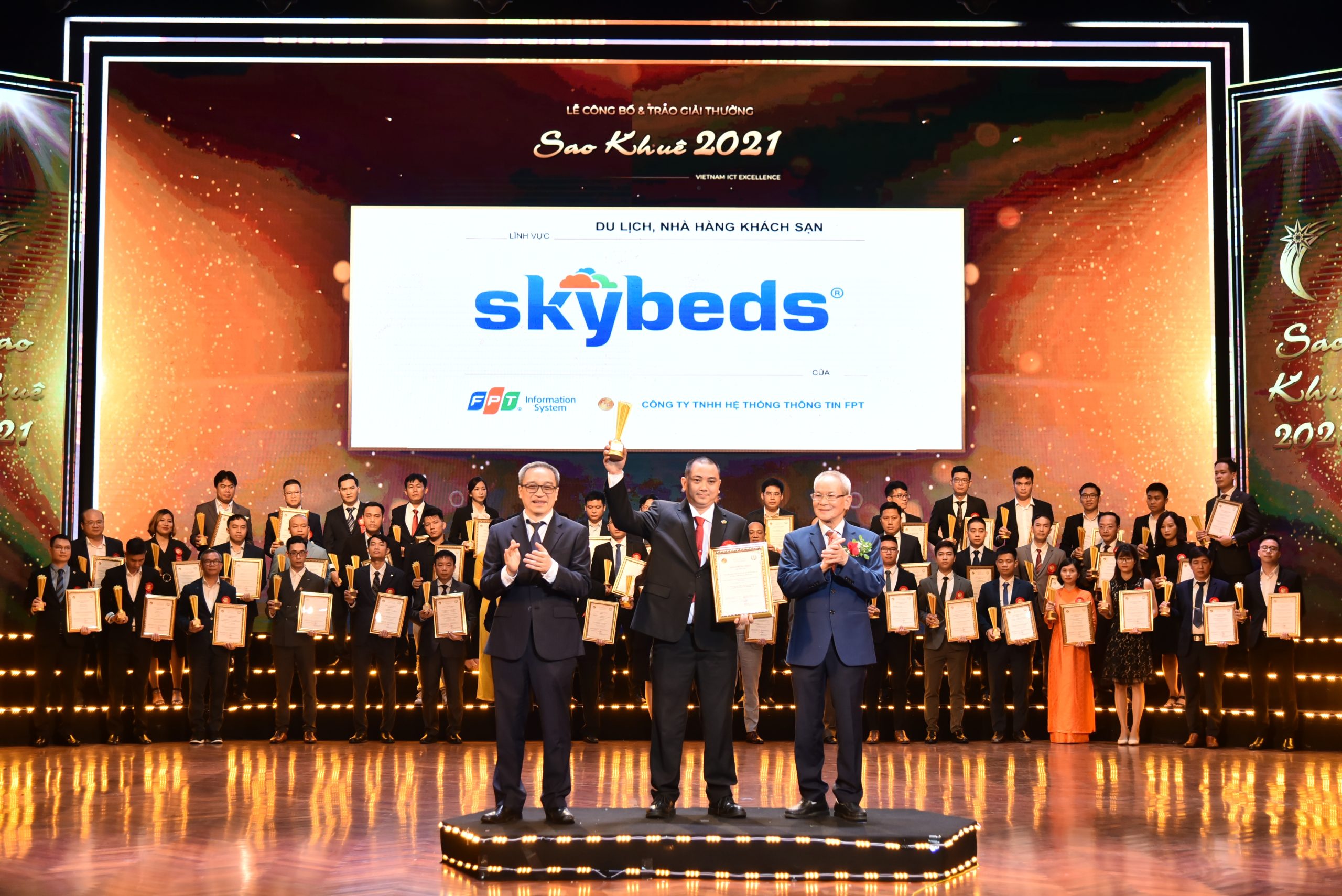 2021 Sao Khue Awards (Vietnam ICT Excellence) – Cloud-based Hotel Management System (FPT.SkyBeds)