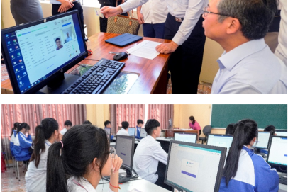 Centralized online exam at Hung Yen Department of Education and Training