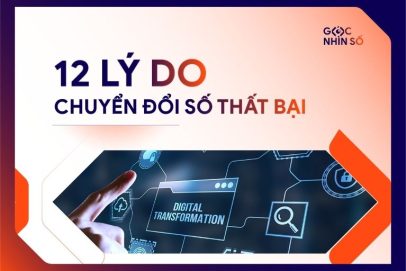 Những lý do chuyển đổi số thường thất bại. 12 nguyên nhân hay gặp