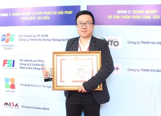 Giải thưởng CNTT – TT: Doanh nghiệp có sản phẩm và giải pháp phần mềm tiêu biểu