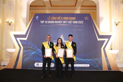 FPT IS thắng lớn tại Giải thưởng Top 10 Doanh nghiệp CNTT Việt Nam 2022