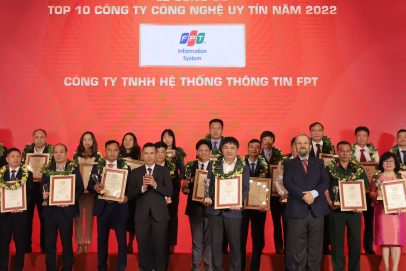 FPT IS được vinh danh tại Lễ công bố Top 10 Công ty Công nghệ Uy tín 2022