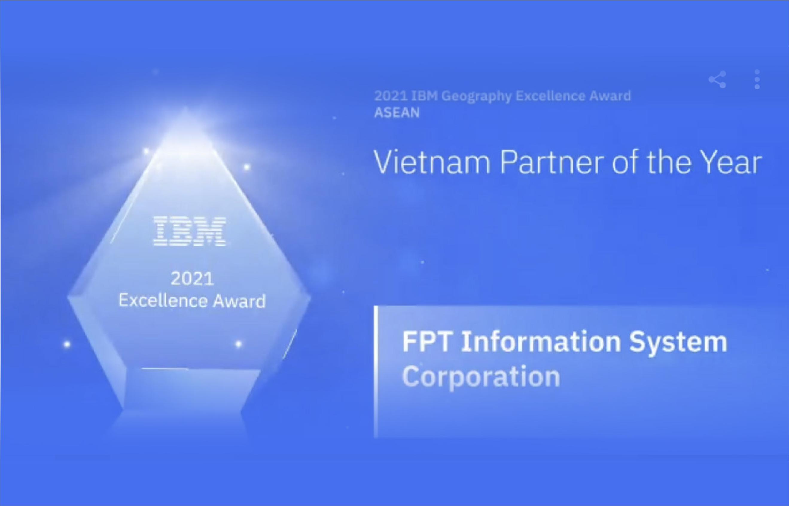 IBM 2021 Geography Excellence Award