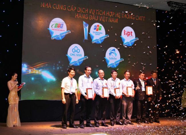Giải thưởng TOP ICT Việt Nam 2018, hạng mục Nhà cung cấp Dịch vụ tích hợp hệ thống công nghệ thông tin hàng đầu Việt Nam