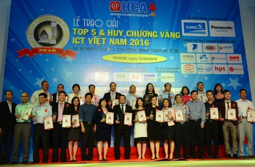 Giải thưởng Top 5 và Huy chương Vàng ICT Việt Nam 2016, hạng mục Đơn vị cung cấp dịch vụ tích hợp hệ thống Công nghệ thông tin hàng đầu