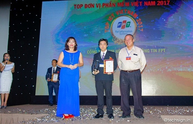 Giải thưởng TOP ICT Việt Nam 2017, hạng mục Top đơn vị Phần mềm hàng đầu