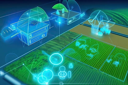 Iot Smart Farming Concept Creati