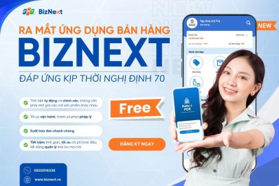 FPT ra mắt ứng dụng di động quản lý bán hàng BizNext tích hợp hóa đơn điện tử, đồng hành cùng hộ kinh doanh nhỏ và siêu nhỏ