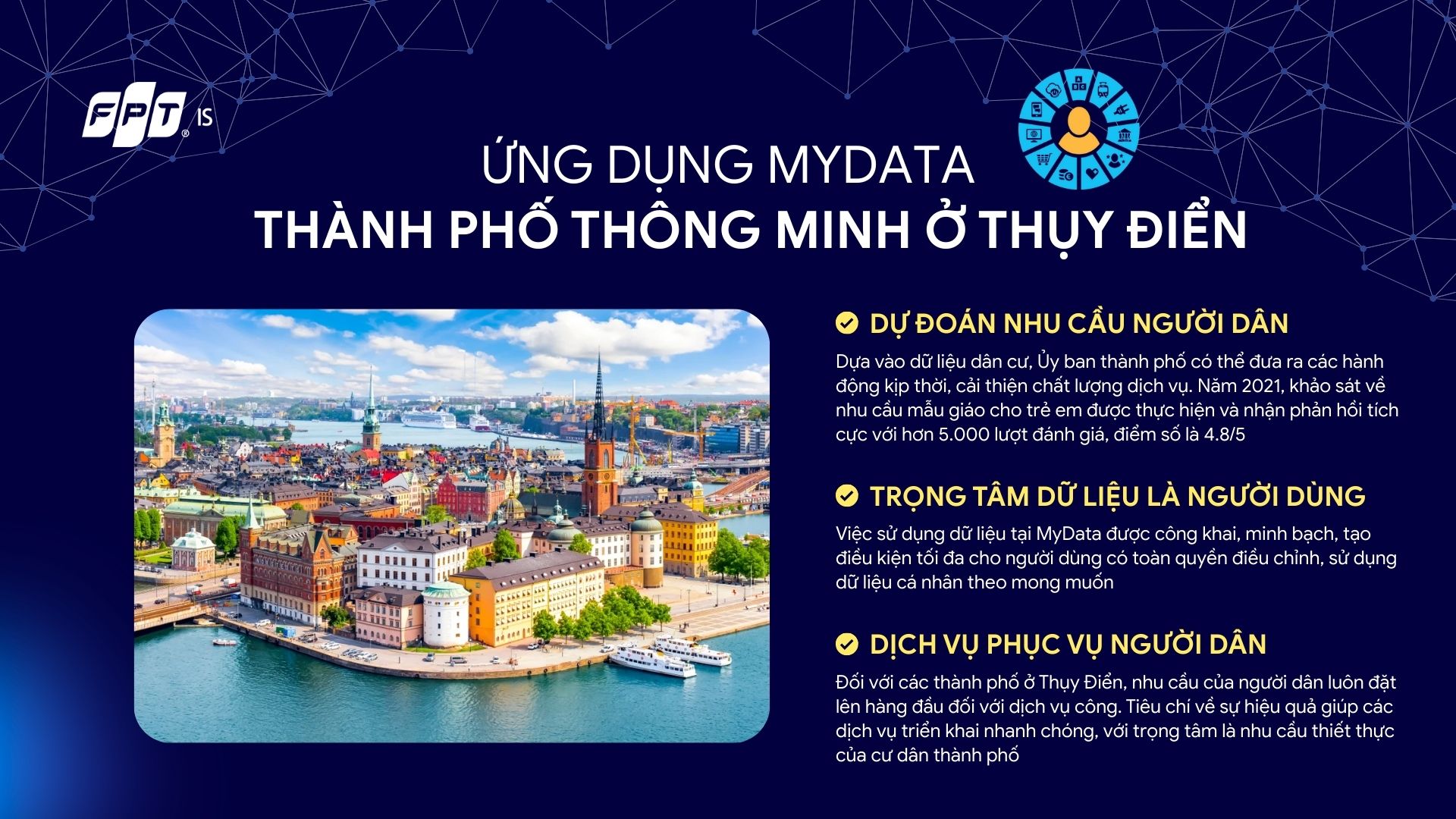 Ứng Dụng Mydata  thành phố Thông minh tại Thụy Điển