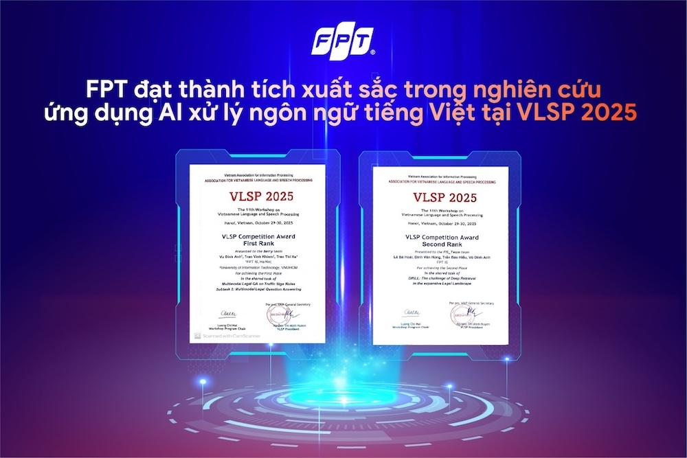 FPT đạt thành tích xuất sắc trong nghiên cứu ứng dụng AI xử lý ngôn ngữ tiếng Việt tại VLSP 2025 2 Vlsp Web 1762243327
