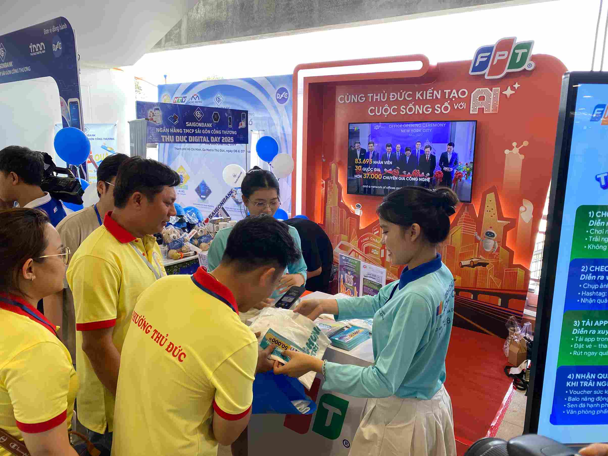 FPT xuất hiện nổi bật tại “Ngày hội Công nghệ số Thủ Đức 2025”