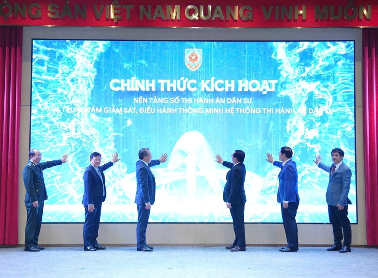 Bộ Tư pháp kiến tạo nền tảng số trong lĩnh vực Thi hành án dân sự toàn quốc cùng đối tác công nghệ FPT 1 Kích Hoạt Khai Trương Nền Tảng Số Thads. Ảnh Nguồn Từ Btp 1769161339