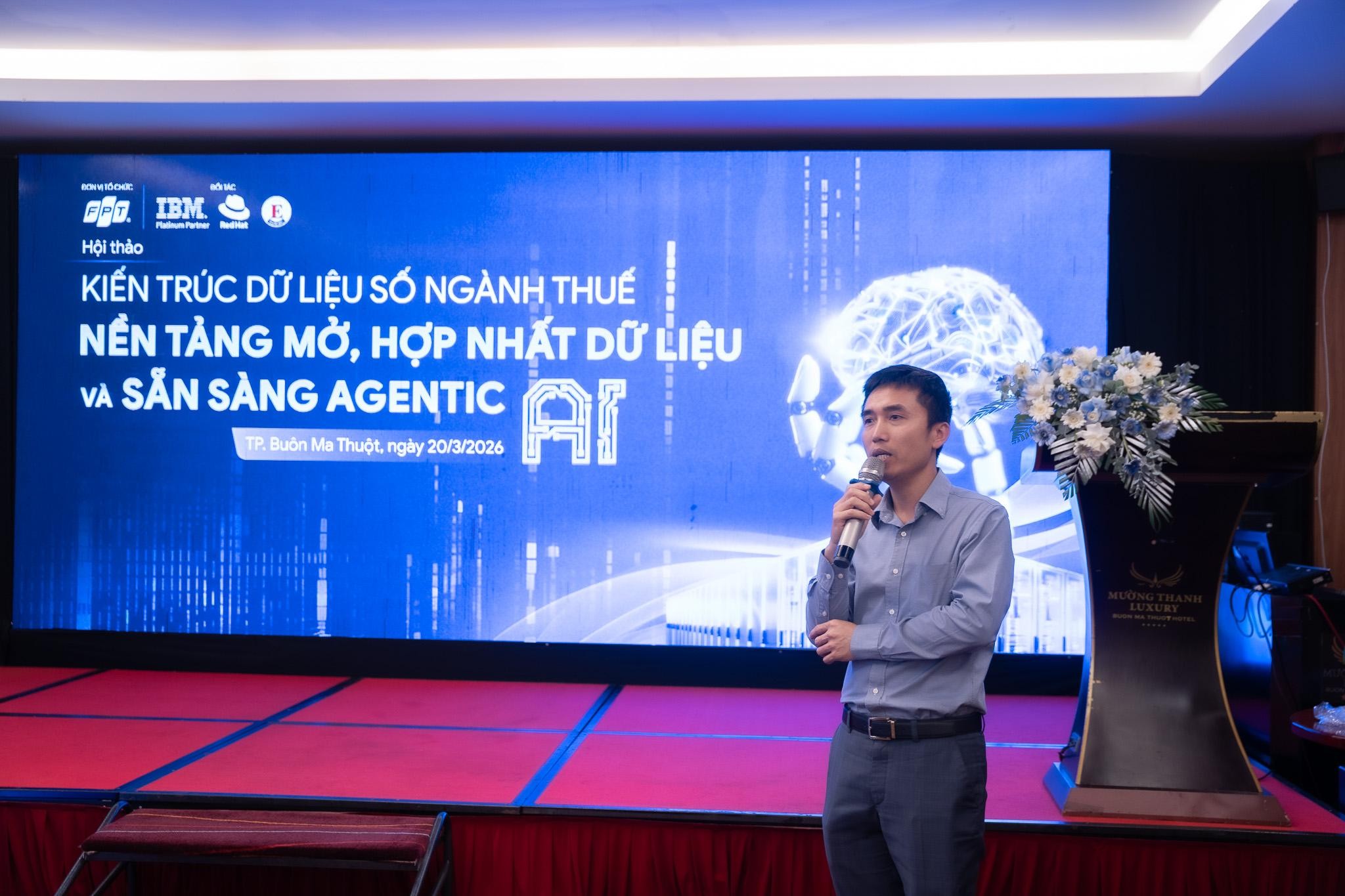 FPT cùng IBM và Red Hat hiến kế kiến trúc dữ liệu cho ngành Thuế 8 Các Chuyên Gia Ibm đã Trình Bày Những ý Tưởng Công Nghệ Nhằm Góp Phần định Hình Kiến Trúc Dữ Liệu Và Lộ Trình ứng Dụng Trí Tuệ Nhân Tạo (ai) Trong Ngành Thuế 1774603316