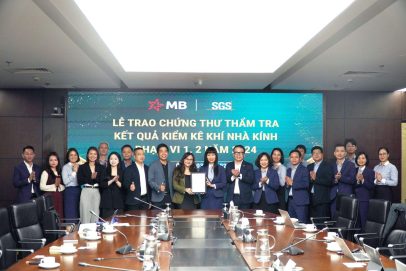 MB Bank nhận chứng thư ISO 14064-1 cho báo cáo kiểm kê khí nhà kính xây dựng trên nền tảng VertZéro của FPT
