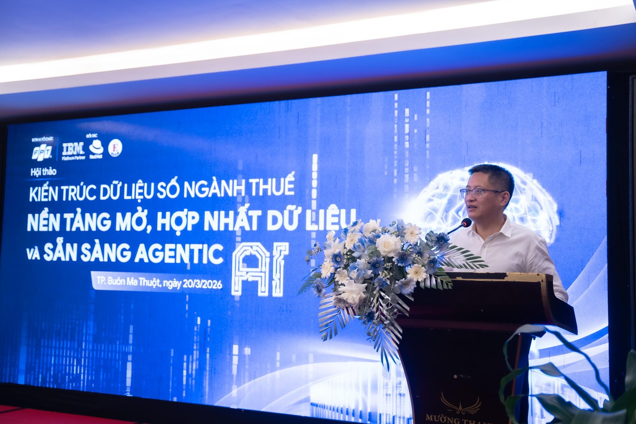 FPT cùng IBM và Red Hat hiến kế kiến trúc dữ liệu cho ngành Thuế 6 Ông Phạm Quang Toàn đại Diện Cục Thuế Chia Sẻ Về Nhiệm Vụ Quan Trọng Của Ngành Thuế Trong Thời Gian Tới 1774603318