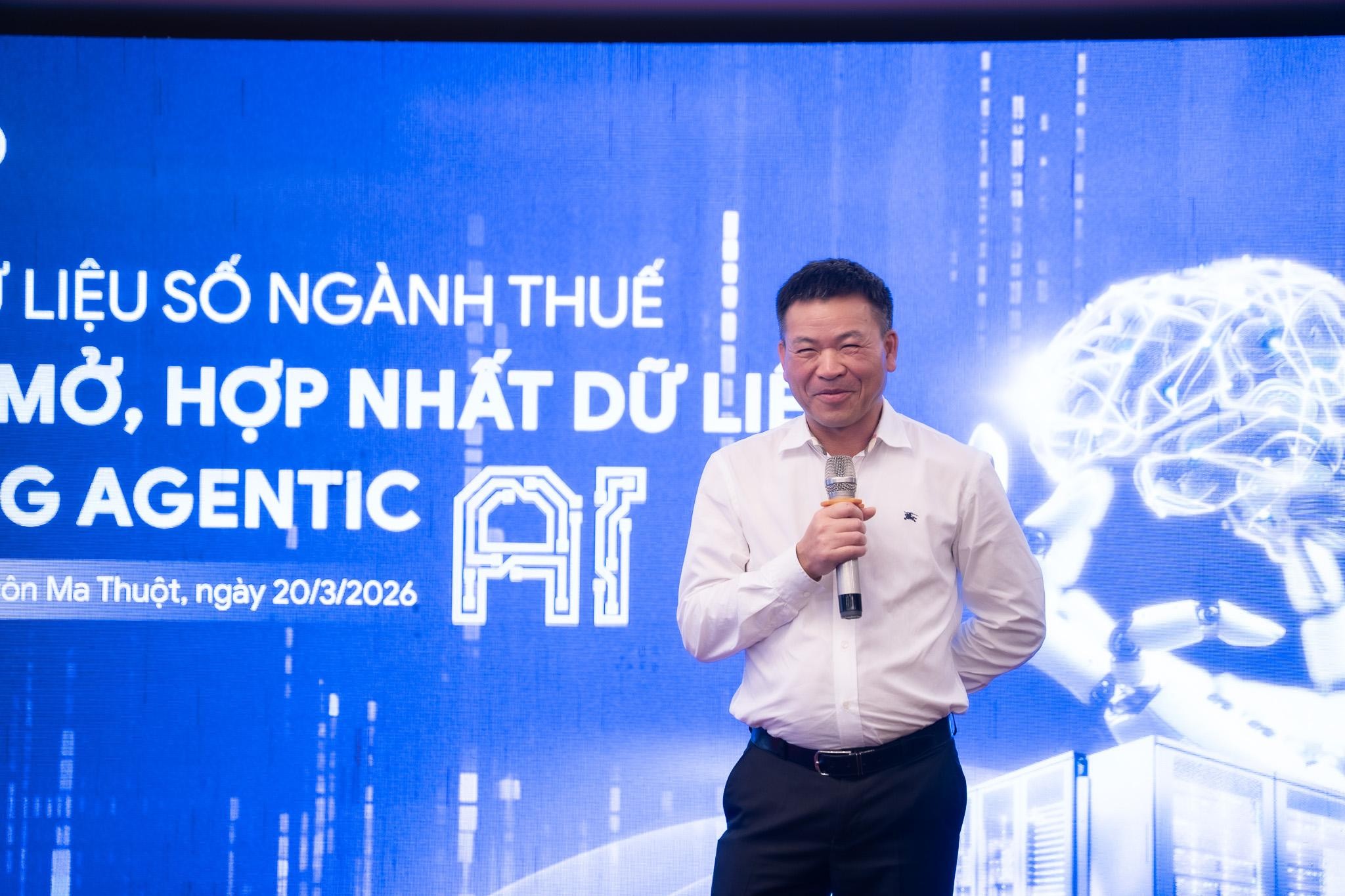 FPT cùng IBM và Red Hat hiến kế kiến trúc dữ liệu cho ngành Thuế 7 Ông Trần Phong Lãm, Fpt Chia Sẻ Về Chặng đường đồng Hành Cùng Ngành Thuế Và Cam Kết Tiếp Tục Song Hành Chặt Chẽ Cùng Ngành 1774603317