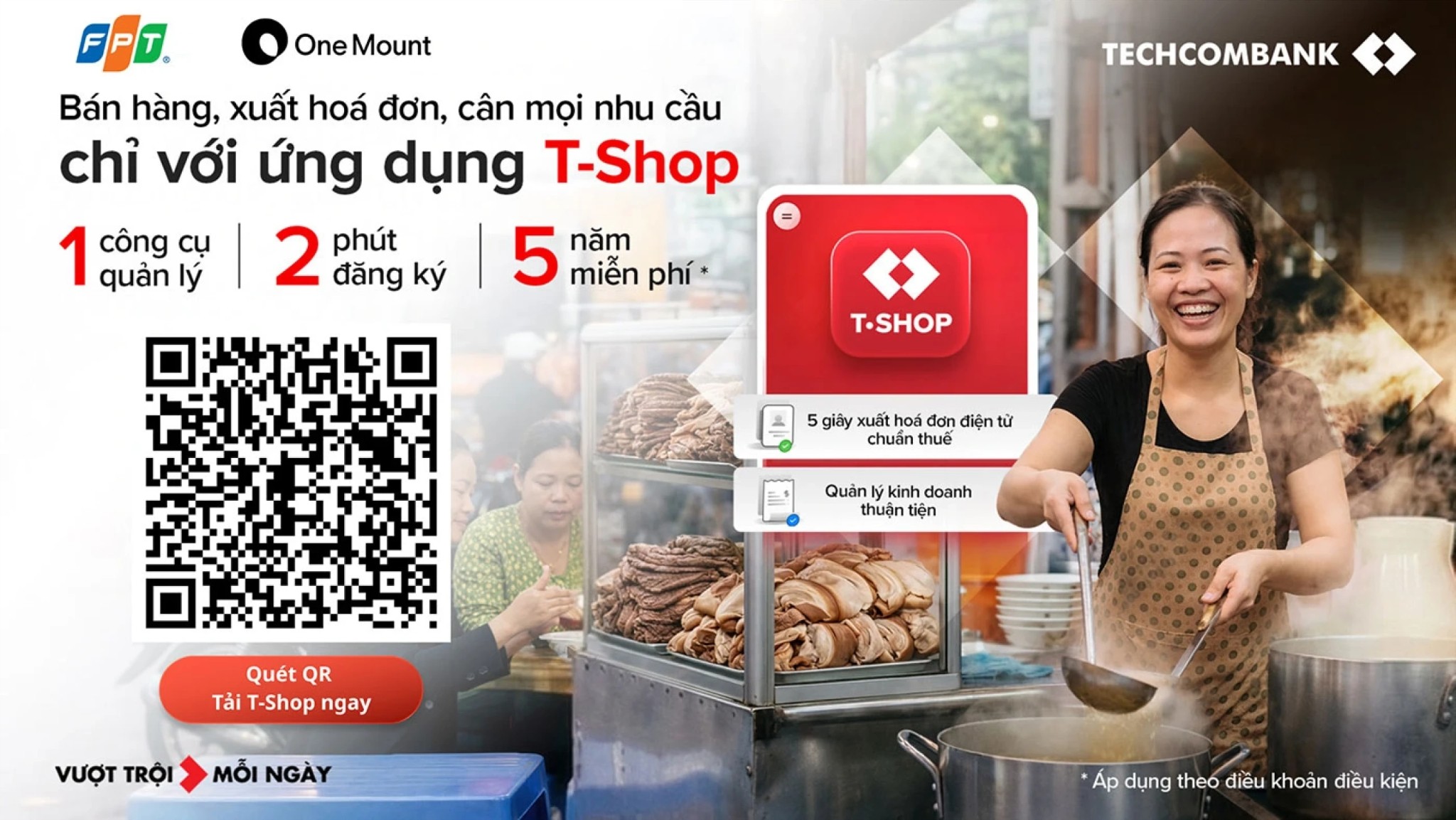 FPT đồng hành cùng Techcombank ra mắt ứng dụng vượt trội T-Shop, hỗ trợ hộ kinh doanh số hóa bán hàng và tuân thủ thuế 4 Fpt Cung Cấp Miễn Phí Bộ Giải Pháp Hóa đơn điện Tử Và Chữ Ký Số Nhằm Hoàn Thiện Quy Trình Kinh Doanh Số Cho Hộ Kinh Doanh Sử Dụng T Shop 1775622732