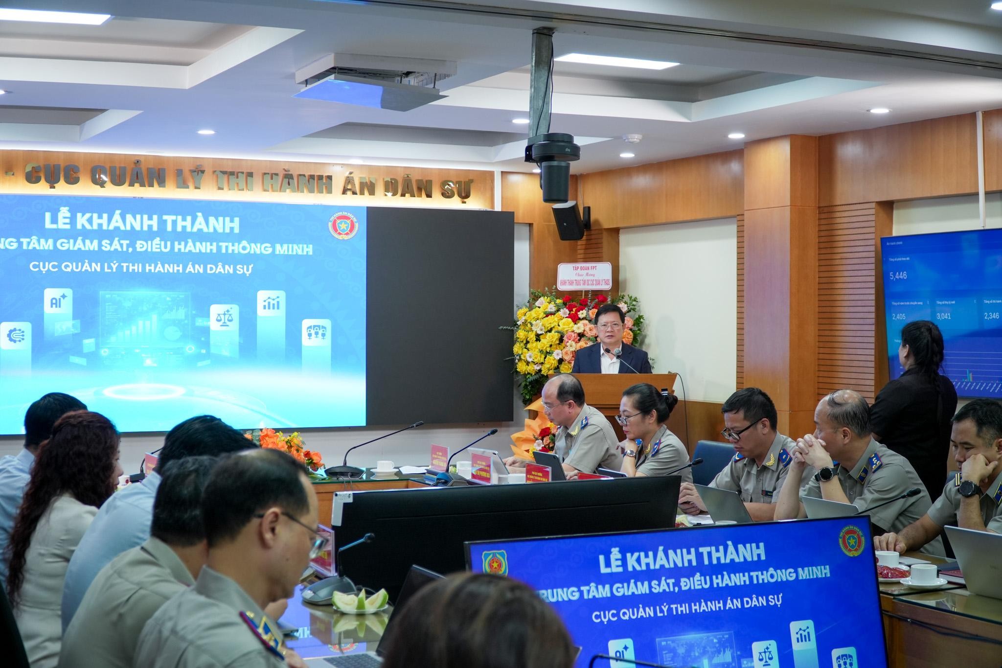 FPT song hành cùng Cục Quản lý THADS triển khai Trung tâm giám sát, điều hành thông minh Thi hành án dân sự, biến dữ liệu thành năng lực điều hành 8 Thứ Trưởng Bộ Tư Pháp Mai Lương Khôi Phát Biểu Tại Buổi Lễ 2 1775204082