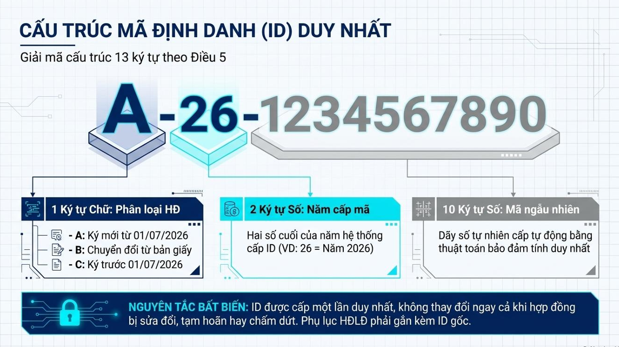 Giải mã Thông tư 08/2026/TT-BNV: Hợp đồng lao động điện tử vận hành thế nào từ 01/07/2026? 10 1 Hop Dong Lao Dong Dien Tu Cau Truc Ma Dinh Danh Duy Nhat 1779704051