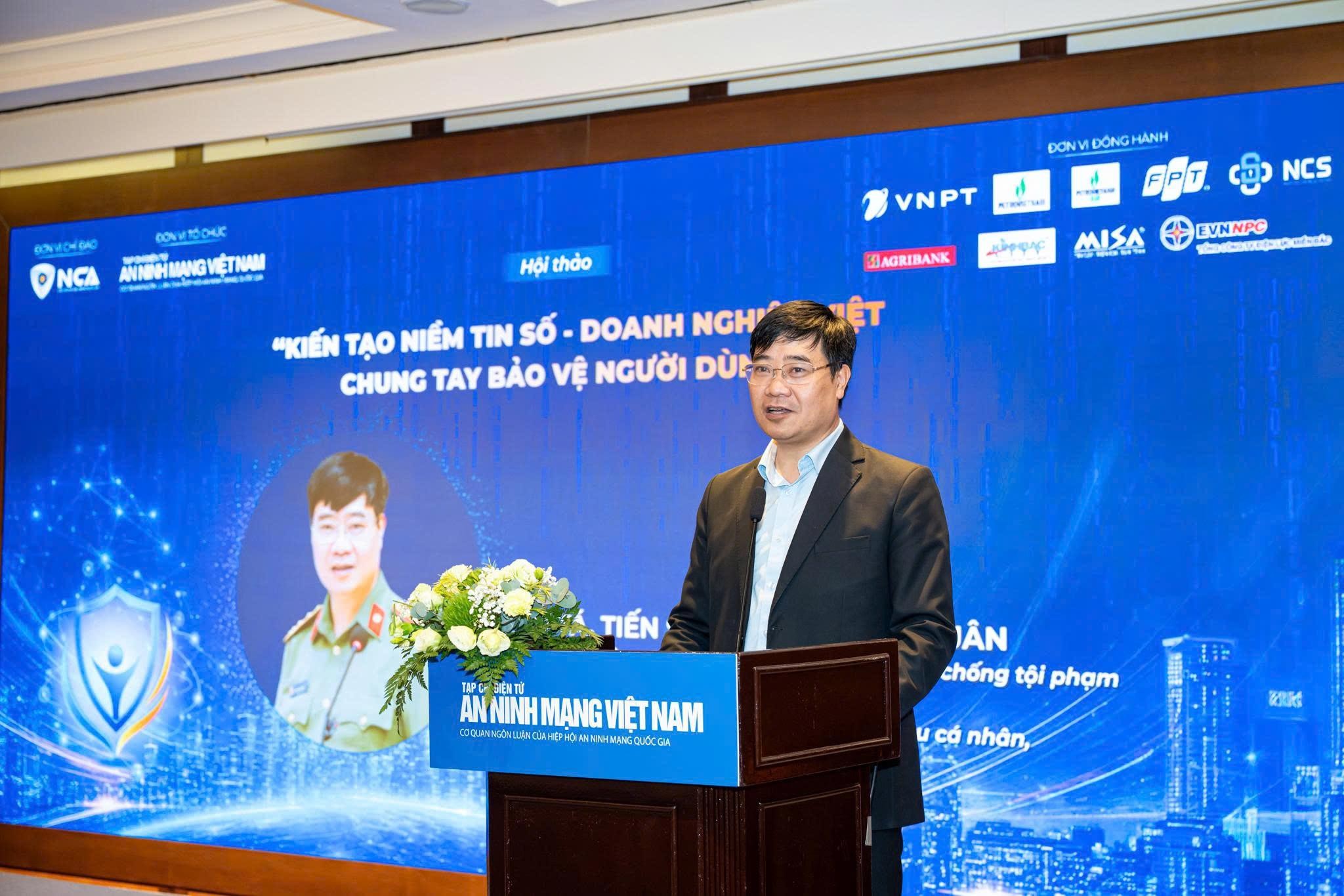 FPT đề xuất nền tảng đào tạo giả lập quốc gia nâng cao phản xạ chống lừa đảo số 5 Đại Tá Nguyễn Hồng Quân, Phó Cục Trưởng Cục An Ninh Mạng Và Phòng, Chống Tội Phạm Sử Dụng Công Nghệ Cao Phát Biểu Tại Hội Thảo 1786952508