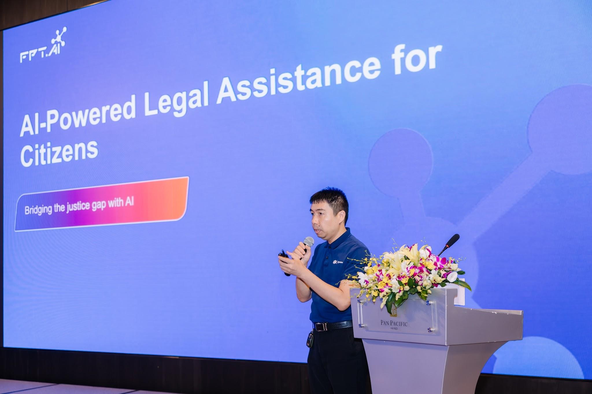FPT giới thiệu hệ sinh thái AI-powered Justice tại Diễn đàn Pháp luật ASEAN 2026 7 Ông Trần Thế Trung, Tập đoàn Fpt Chia Sẻ Về ứng Dụng Ai Hỗ Trợ Người Dân Và Doanh Nghiệp Tiếp Cận Pháp Luật Tại Diễn đàn Pháp Luật Năm 2026. 1787049260