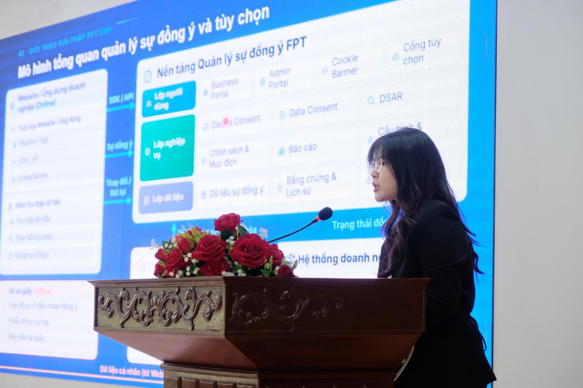 FPT và VCCI đồng hành cùng doanh nghiệp TP.HCM triển khai Luật Bảo vệ dữ liệu cá nhân trong quản trị nhân sự 7 Đại Diện Fpt, Trình Bày Chuyên đề “triển Khai Tuân Thủ Luật Bảo Vệ Dữ Liệu Cá Nhân 1793358943