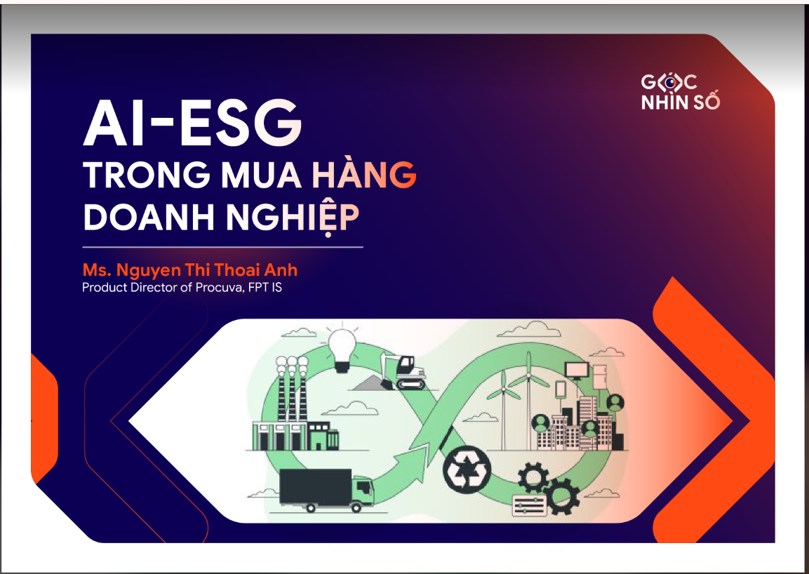 Xu hướng mới trong mua hàng doanh nghiệp: Khi AI và ESG trở thành đòn bẩy chiến lược