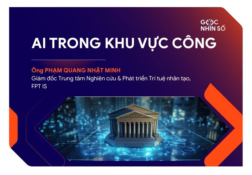 Ứng dụng AI trong khu vực công: Cơ hội và thách thức