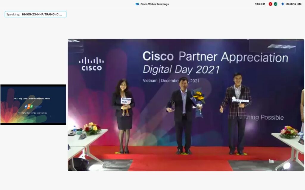 Cisco FY21 Top Enterprise Networking Partner BE Award