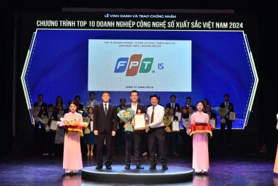 FPT IS giành giải thưởng Top 10 Doanh nghiệp Công nghệ số xuất sắc Việt Nam 2024