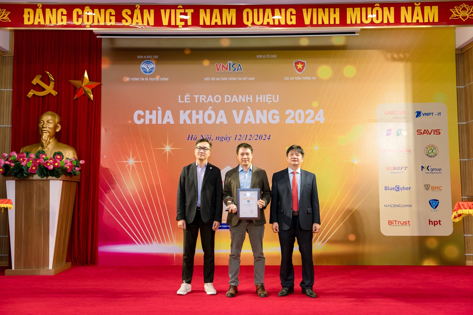 Giải thưởng Chìa khóa vàng 2024, hạng mục Top doanh nghiệp Việt Nam về kiểm tra, đánh giá an toàn thông tin mạng