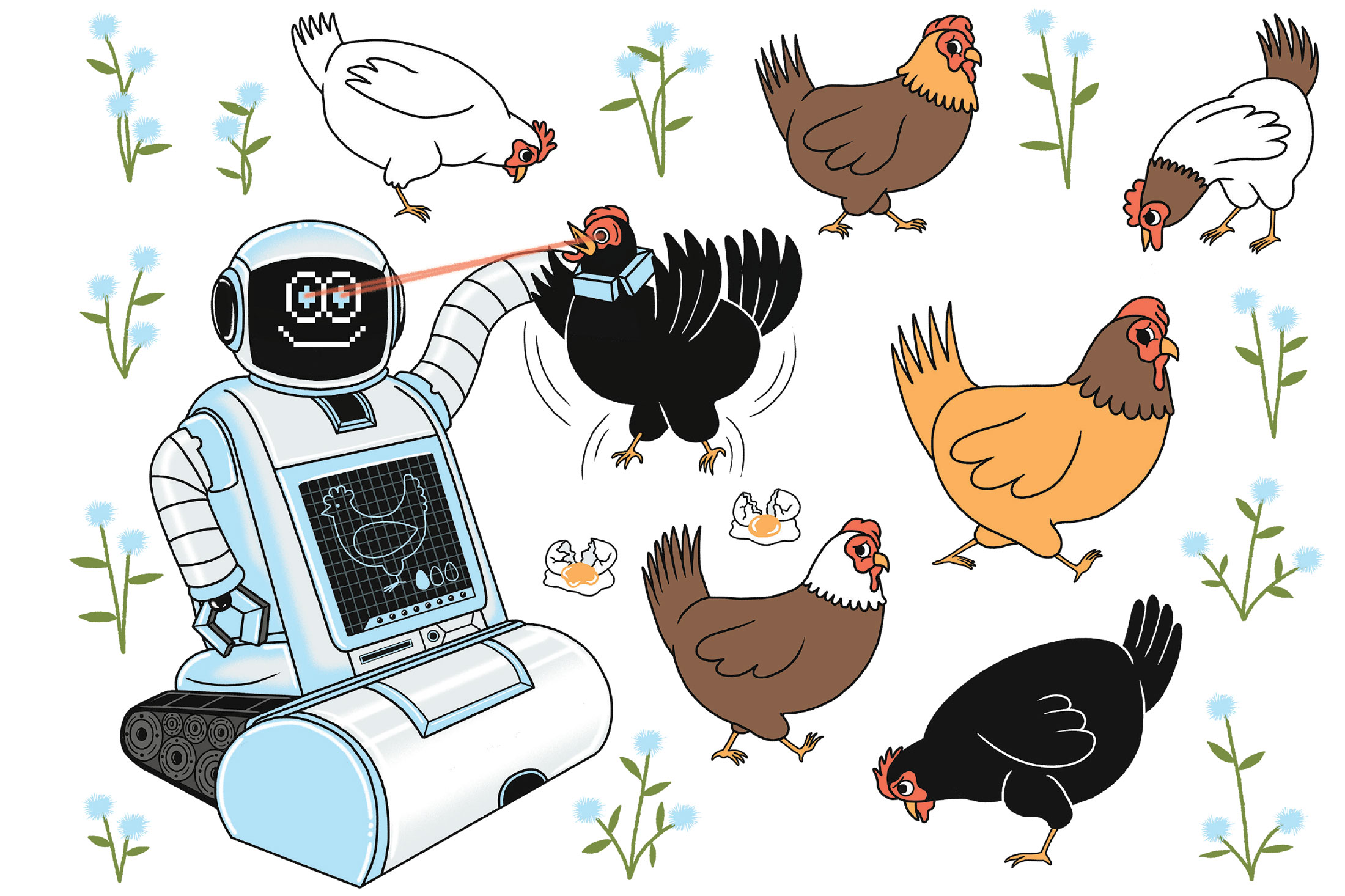 Robot Nannies Look After 3 Million Chickens In Coops Of The Future Fpt Is