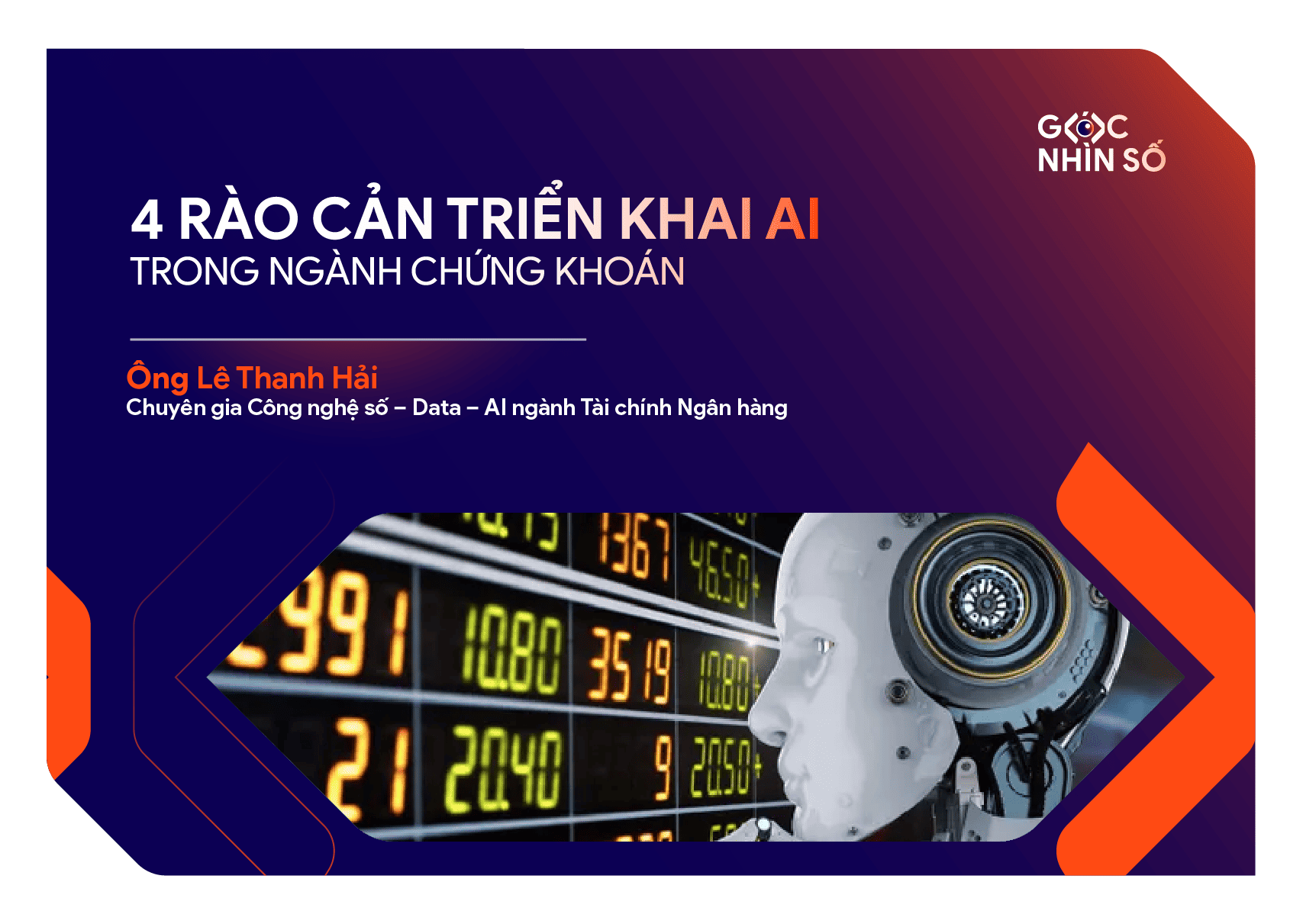 4 rào cản triển khai AI trong ngành Chứng Khoán và phương hướng đối phó