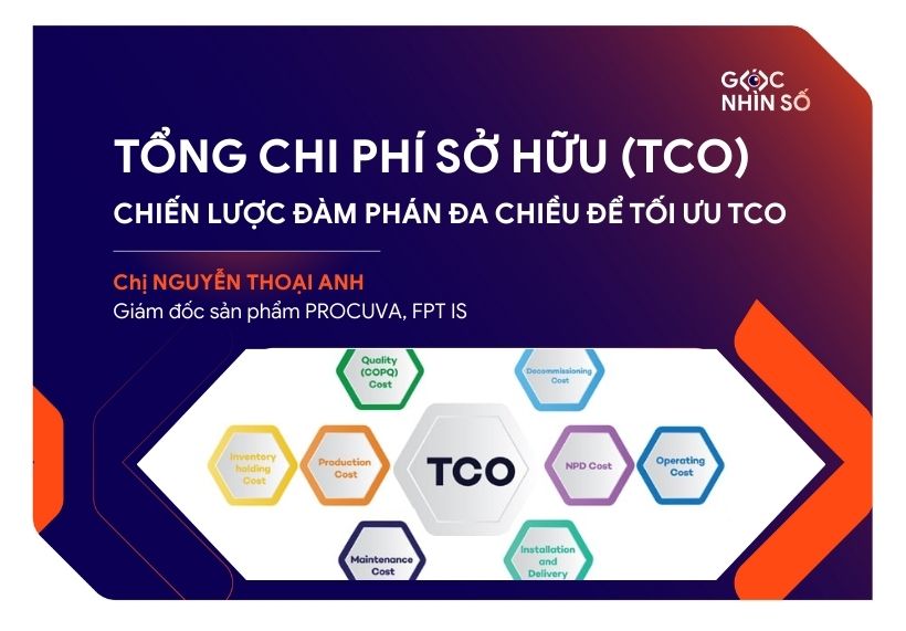 Tổng chi phí sở hữu (TCO) trong doanh nghiệp và chiến lược đàm phán đa chiều để tối ưu TCO
