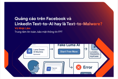 Quảng cáo trên Facebook và LinkedIn Text-to-AI hay là Text-to-Malware?