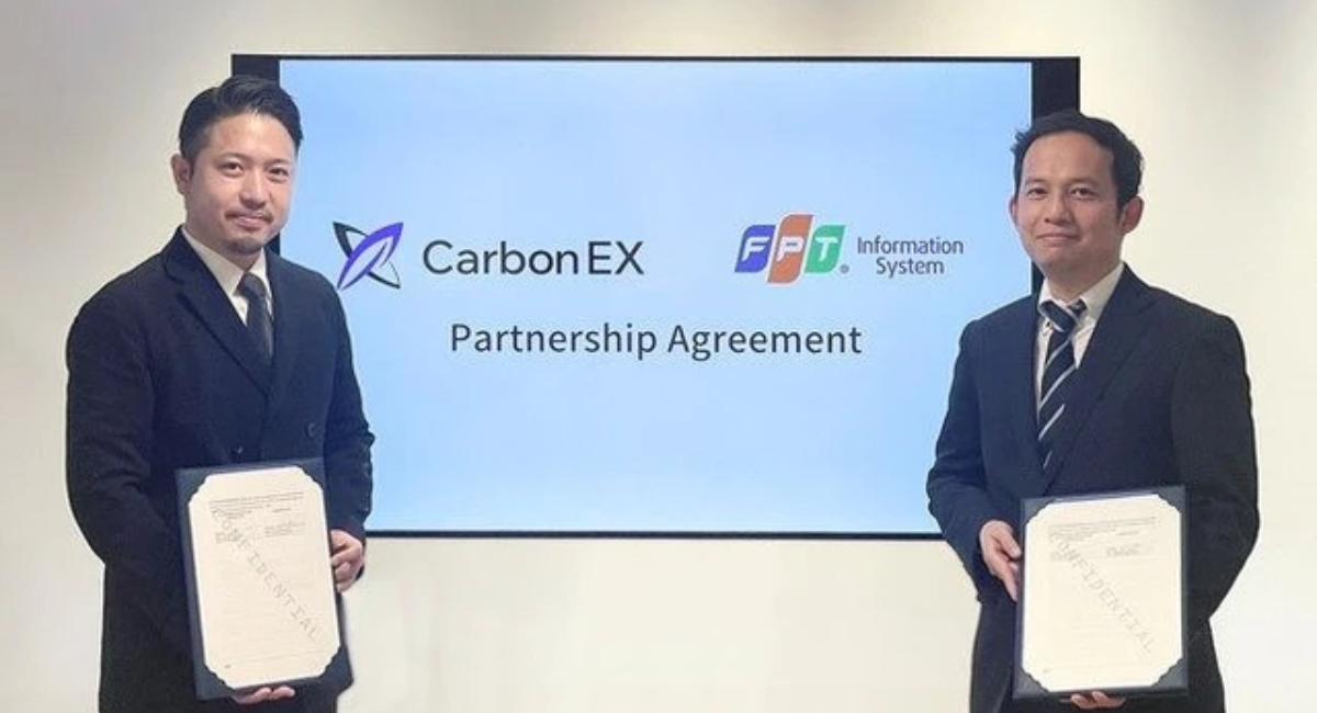 hợp tác thúc đẩy dự án tín chỉ carbon giữa FPT IS và carbon EX