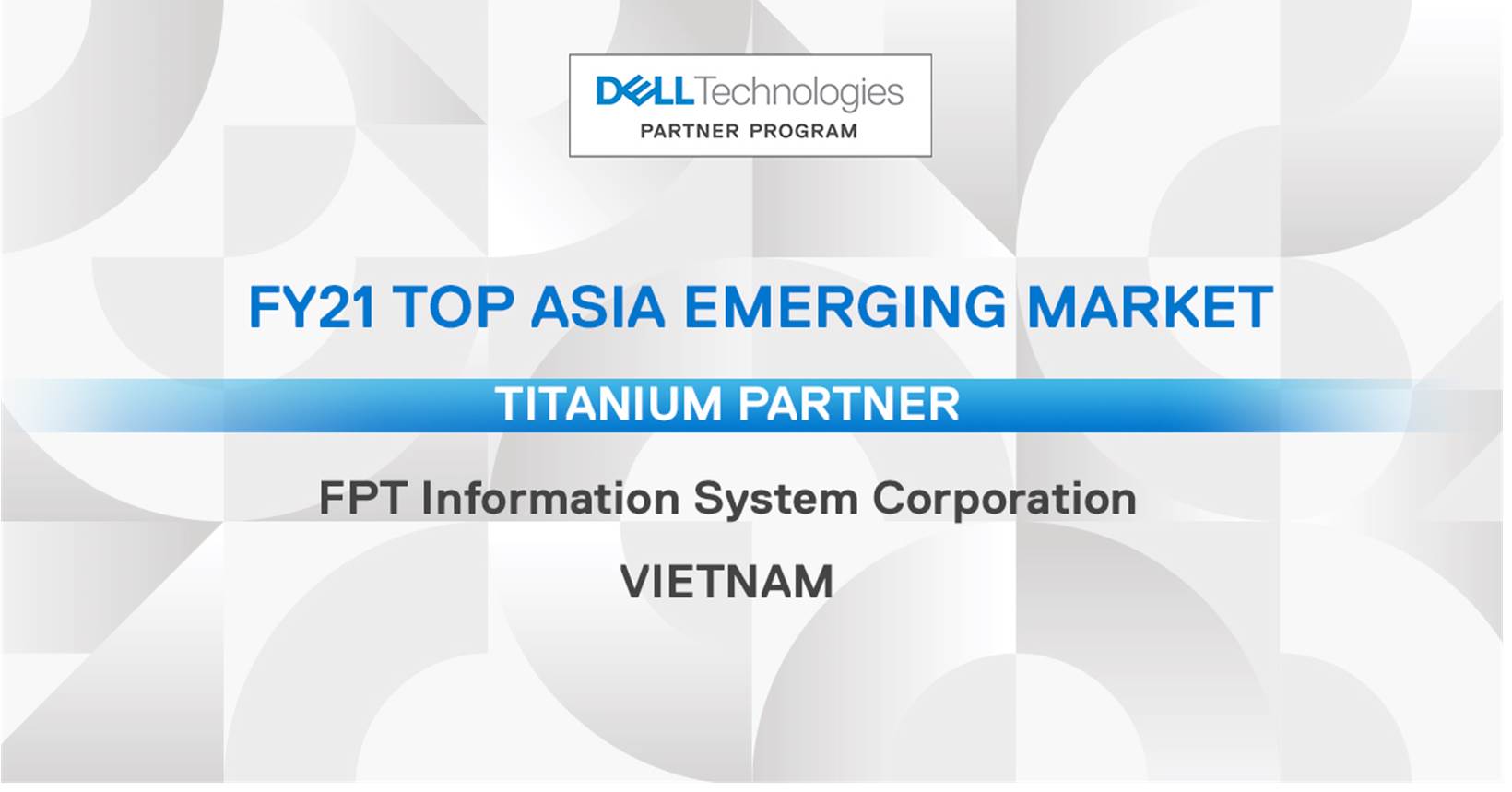 Dell Technologies FY21 Top Asia Emerging Market