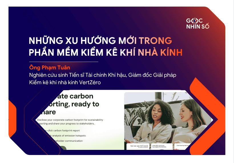 Những xu hướng mới trong phần mềm kiểm kê khí nhà kính hiện nay