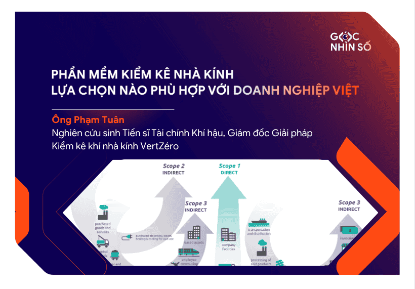Phần mềm kiểm kê khí nhà kính – Lựa chọn nào phù hợp với doanh nghiệp Việt 