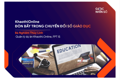 KhaothiOnline – Đòn bẩy trong chuyển đổi số giáo dục
